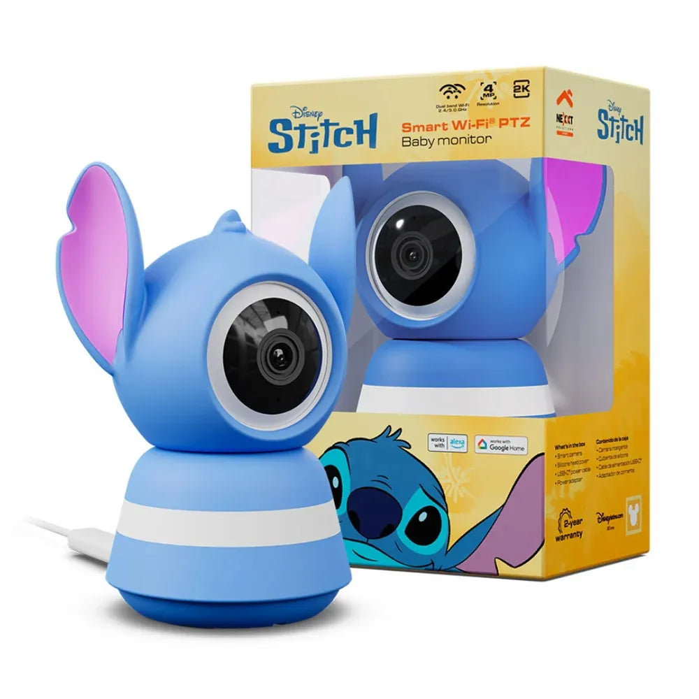 Disney Stitch Smart Wi-Fi PTZ Baby Monitor