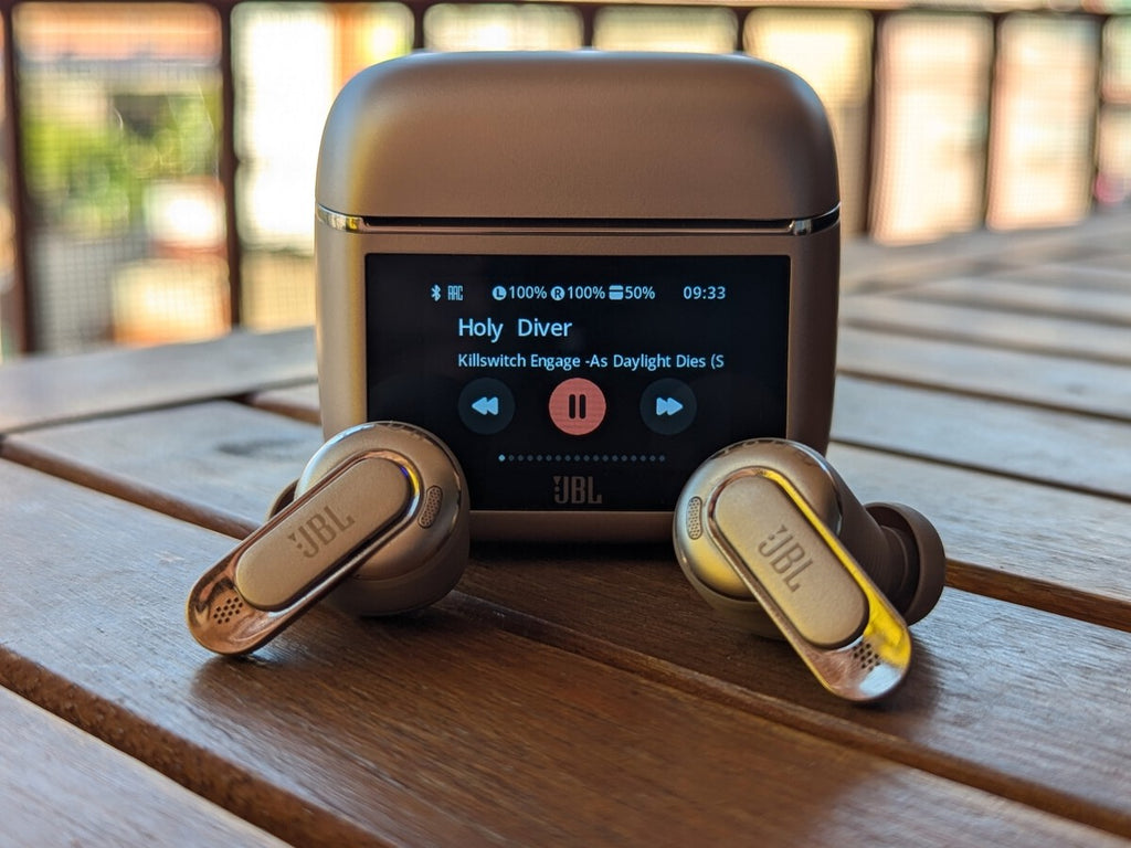 JBL Tour Pro 3 – Audífonos Inalámbricos TWS con Pantalla Inteligente