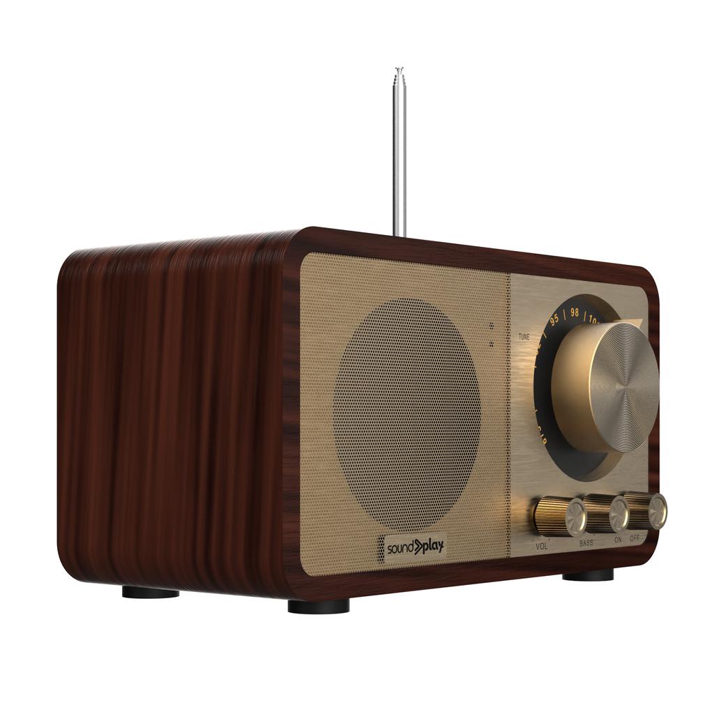 Radio Retro Sound Play con Bluetooth y FM | Diseño Vintage