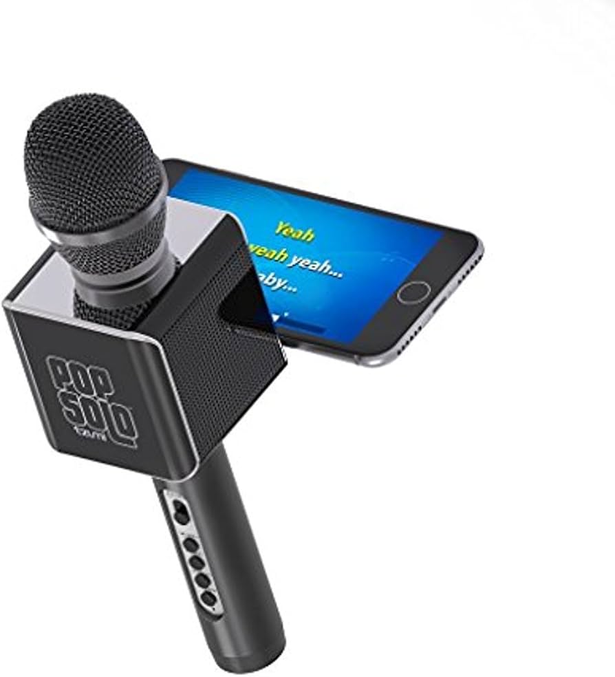 Micrófono Karaoke Pop Solo Inalámbrico con Altavoz Bluetooth