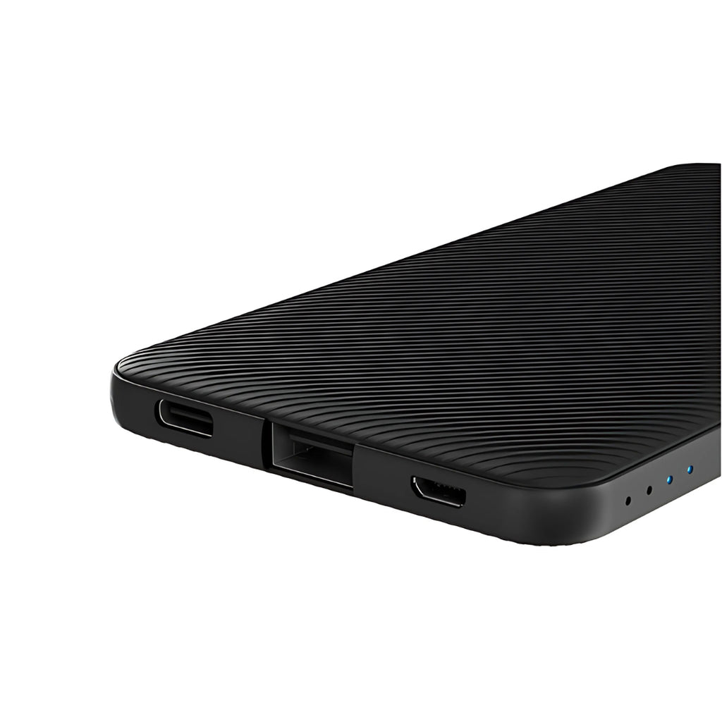 Batería portátil Klip Xtreme KPB-250 negra de 5000 mAh con indicadores LED