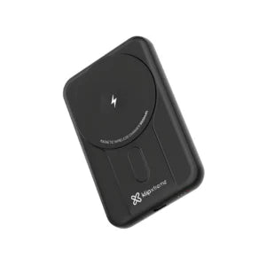 Vista frontal del power bank Klip Xtreme PowerMag KPB-350 negro