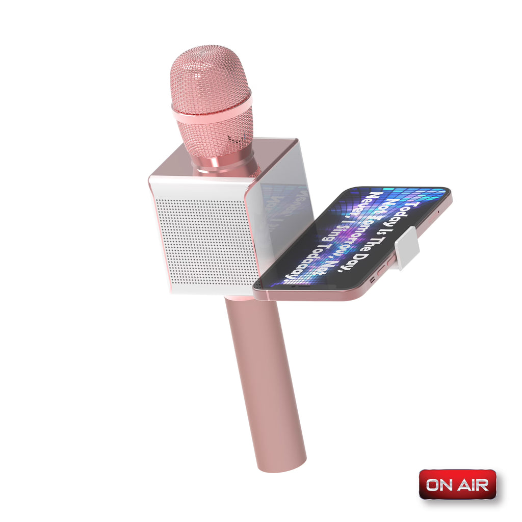 Micrófono Karaoke Pop Solo Inalámbrico con Altavoz Bluetooth