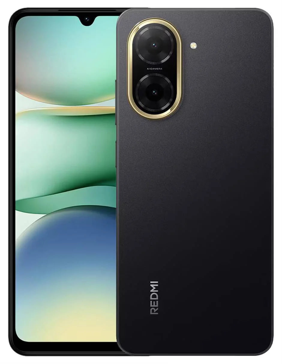 Xiaomi Redmi A5 negro con pantalla y cámara trasera