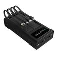 Power Bank Solar Xtech XPB-100 – 10,000mAh con Cables Integrados y Linterna LED