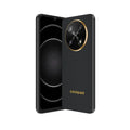 Coolpad C16 negro mostrado de frente y desde atrás