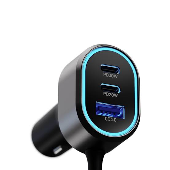 Cargador para auto Klip Xtreme PowerCar 100 KCC-100 de 100 W con seis puertos