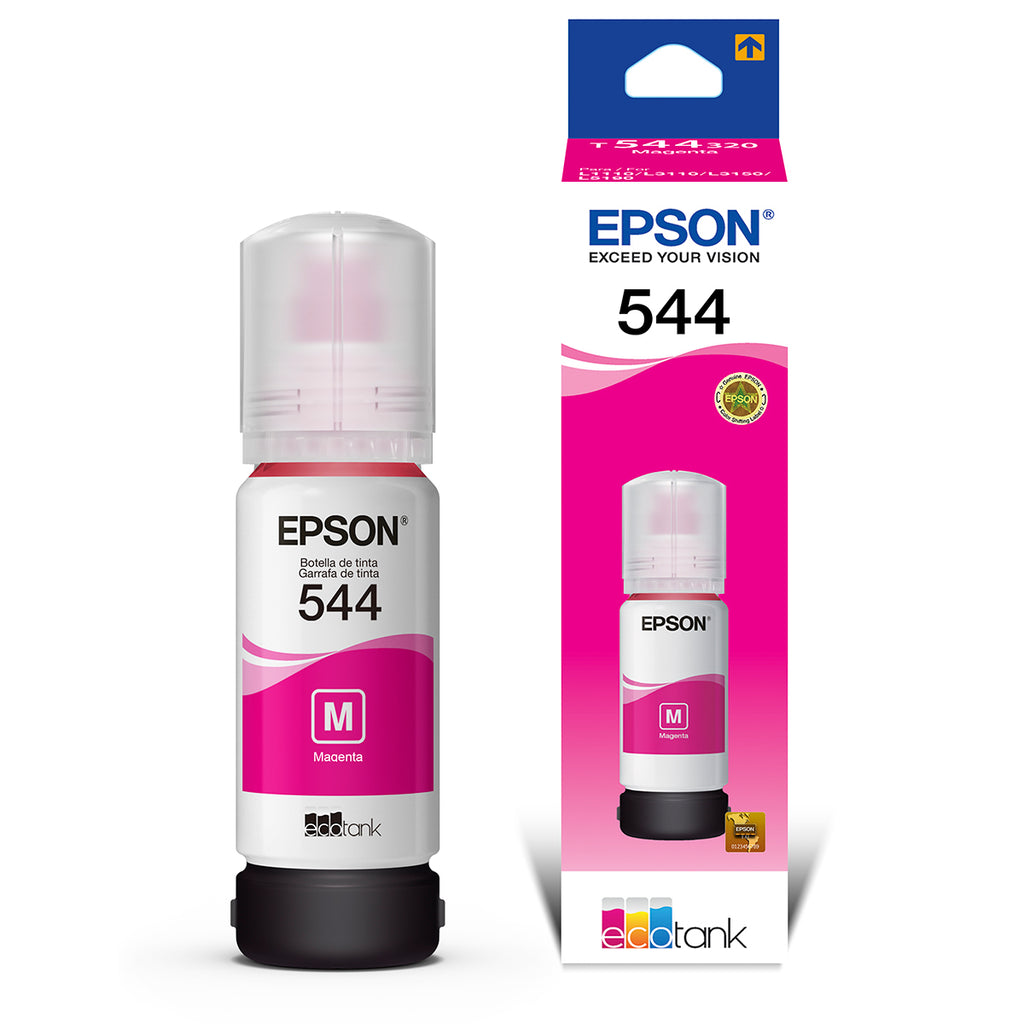 Tinta Epson 544 EcoTank – Botella de Tinta Original para Impresoras EcoTank