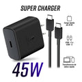 Cargador Samsung 45W PD USB-C – Super Fast Charging (Solo Cubo)